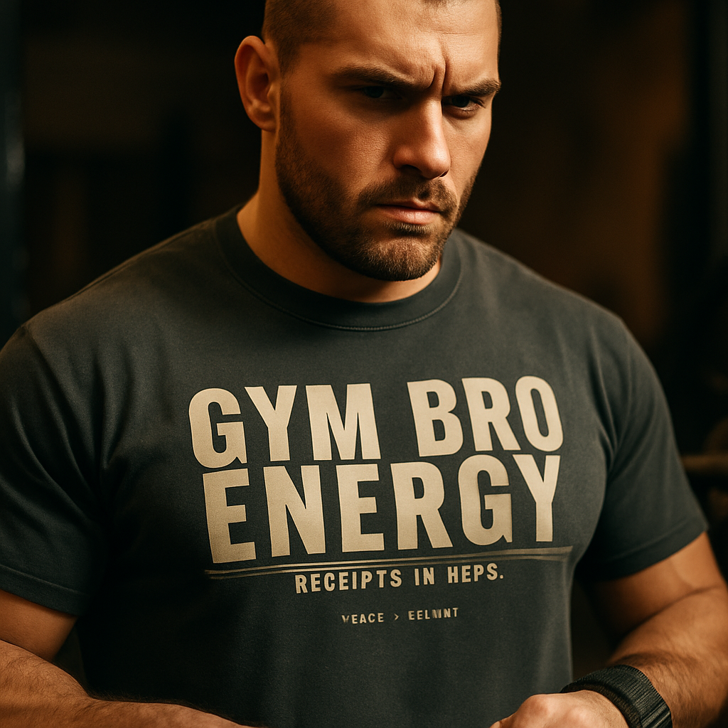 GYM BRO ENERGY. — cinematic hero