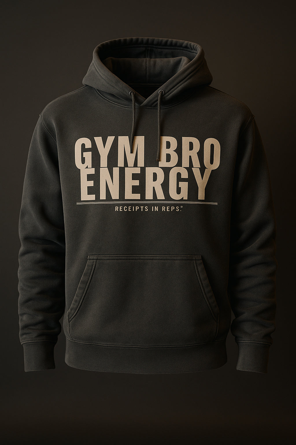 GYM BRO ENERGY. — hoodie studio (ghost mannequin)