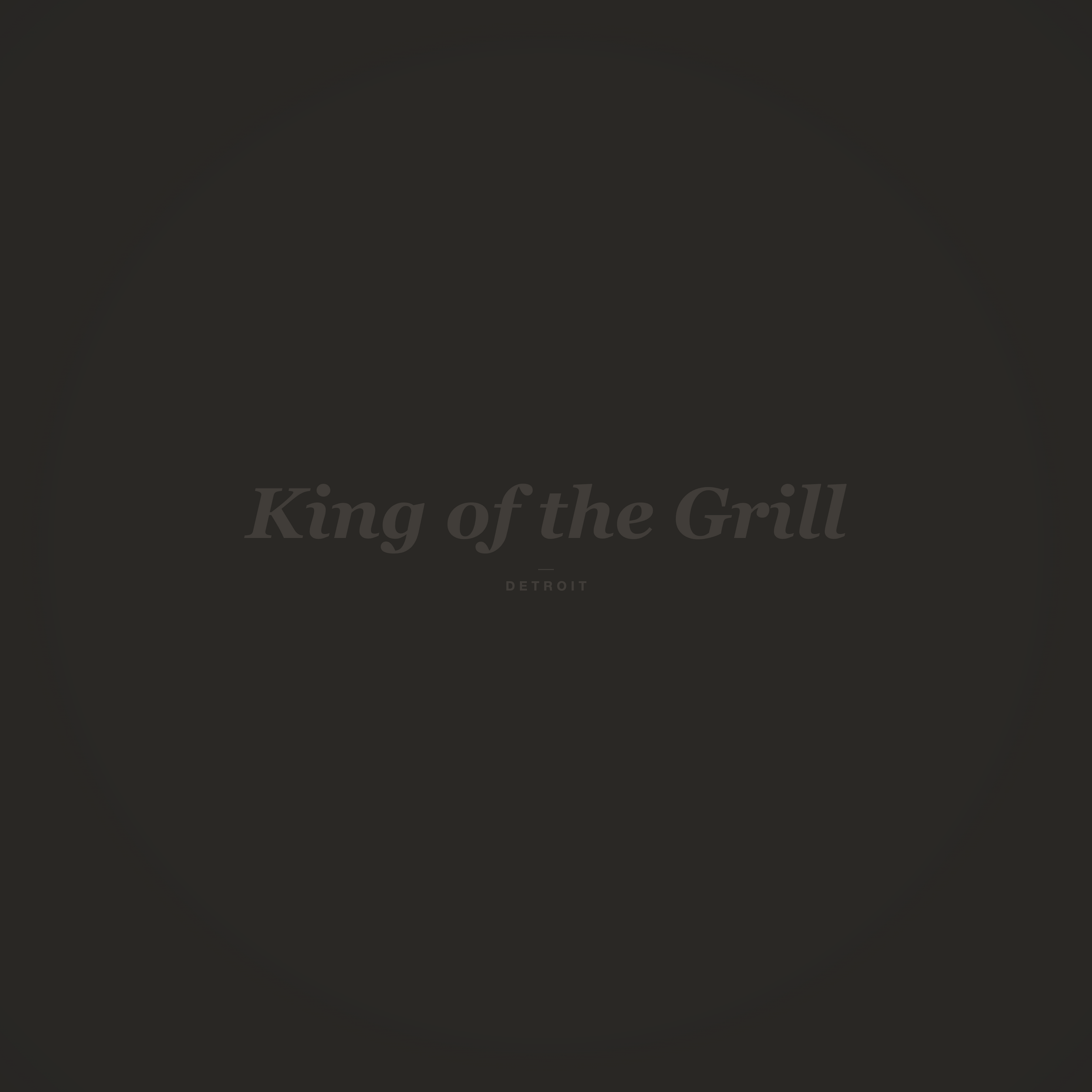 King of the Grill Detroit Edition print
