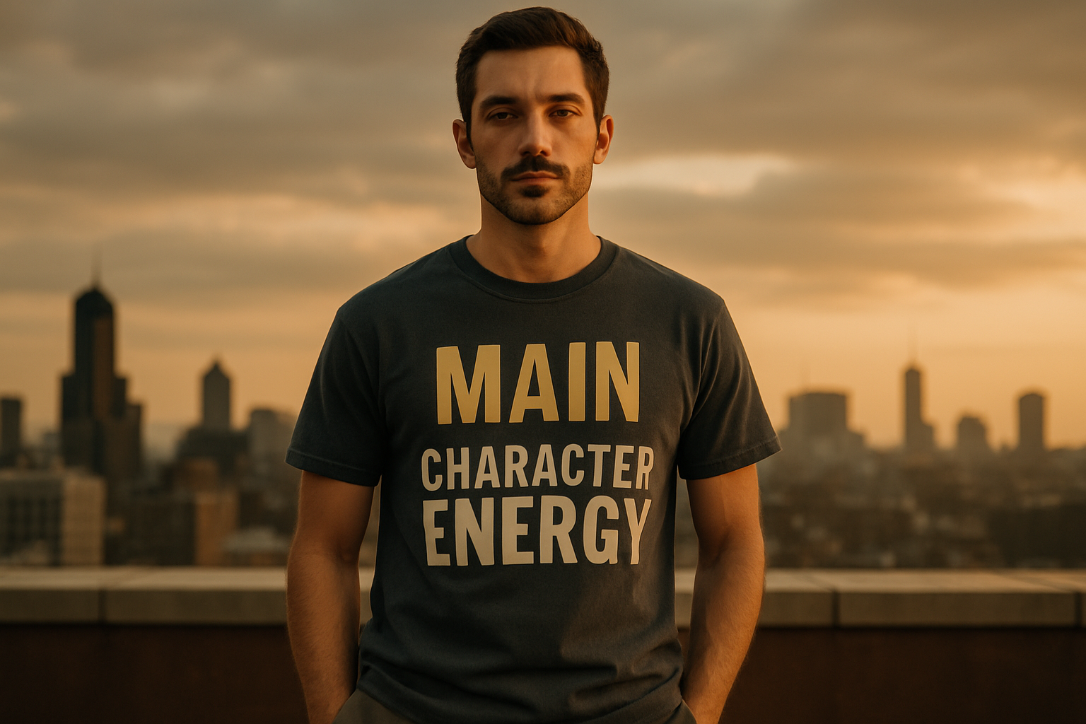 MAIN CHARACTER ENERGY — cinematic wide (hoodie fallback)