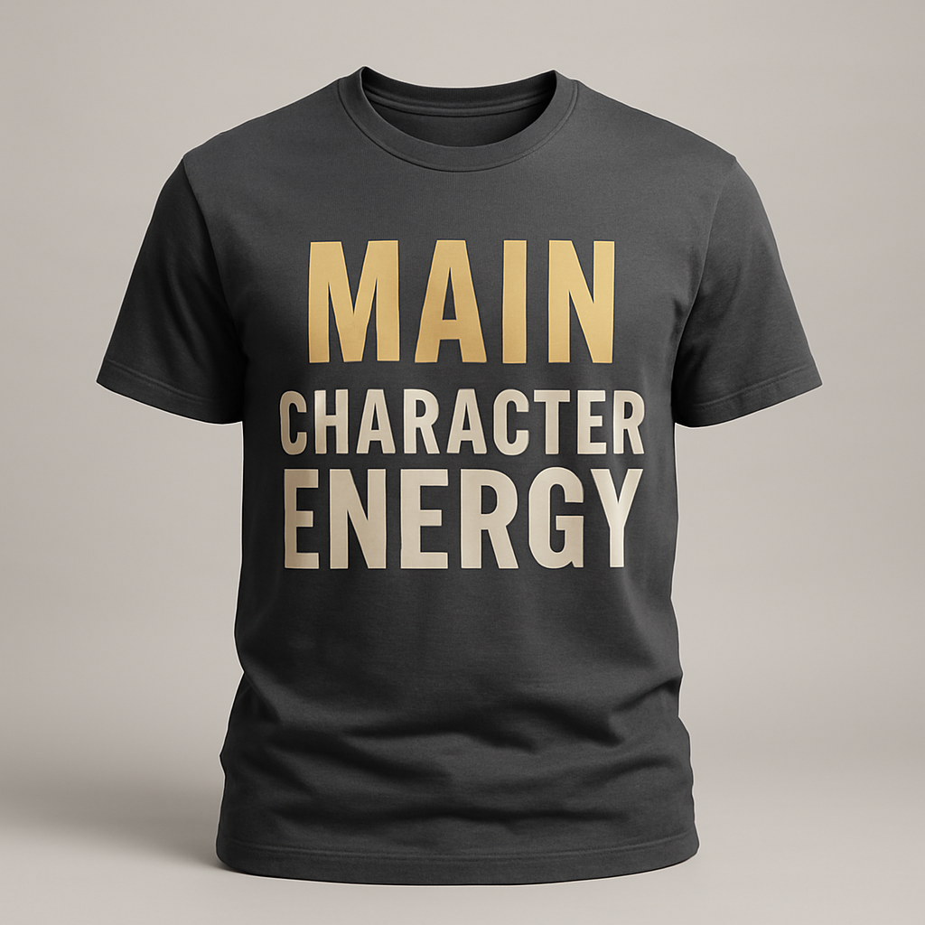 MAIN CHARACTER ENERGY — tee studio ghost mannequin