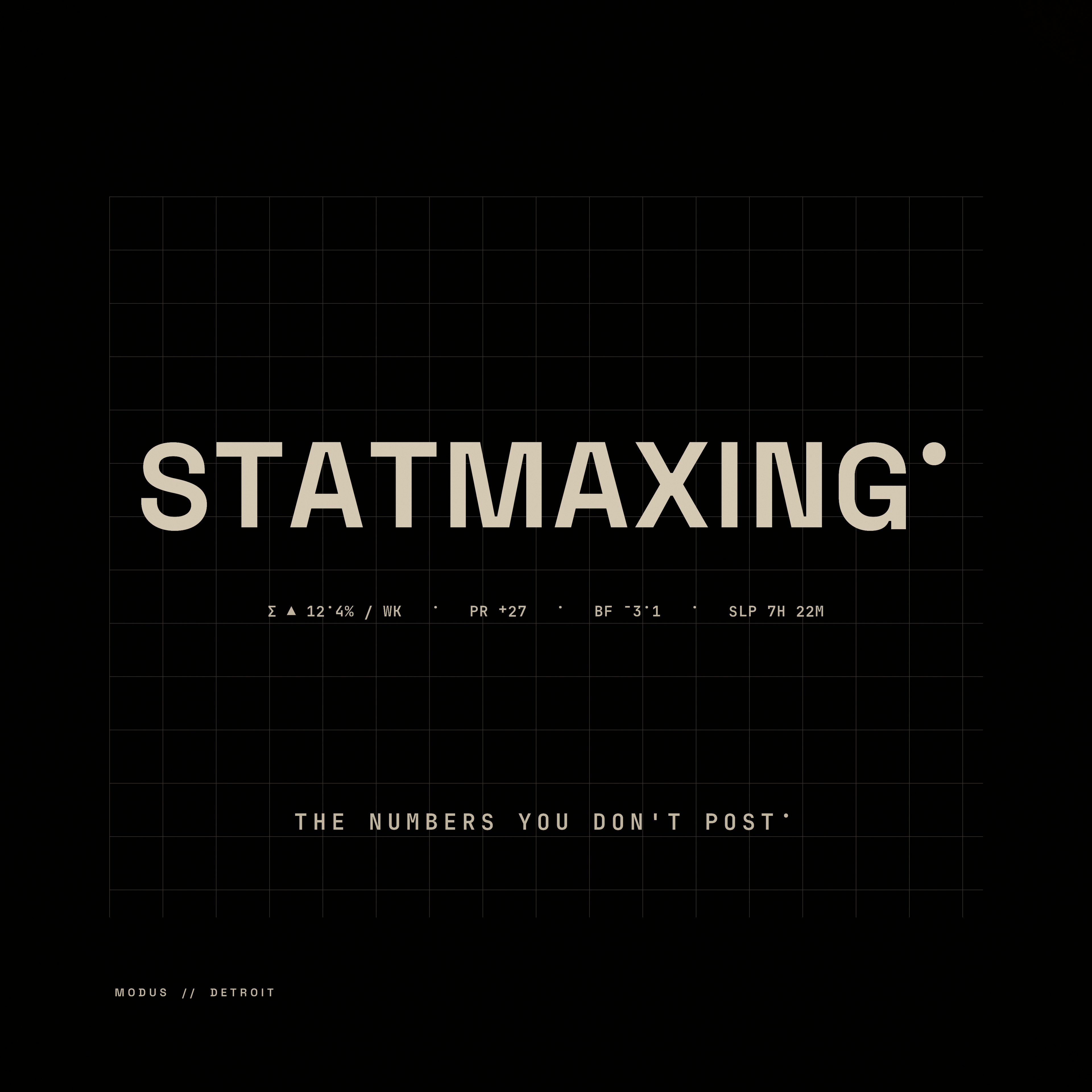 STATMAXING. — MODUS print